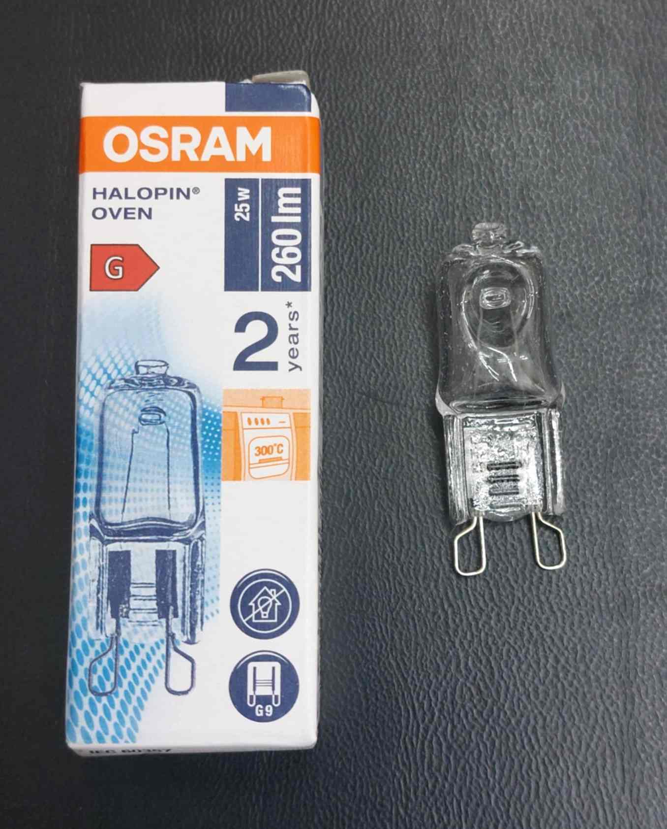 Halogén izzó G9 25w (sütőbe, mikróba, páraelszívóba) 300°C - Image 2