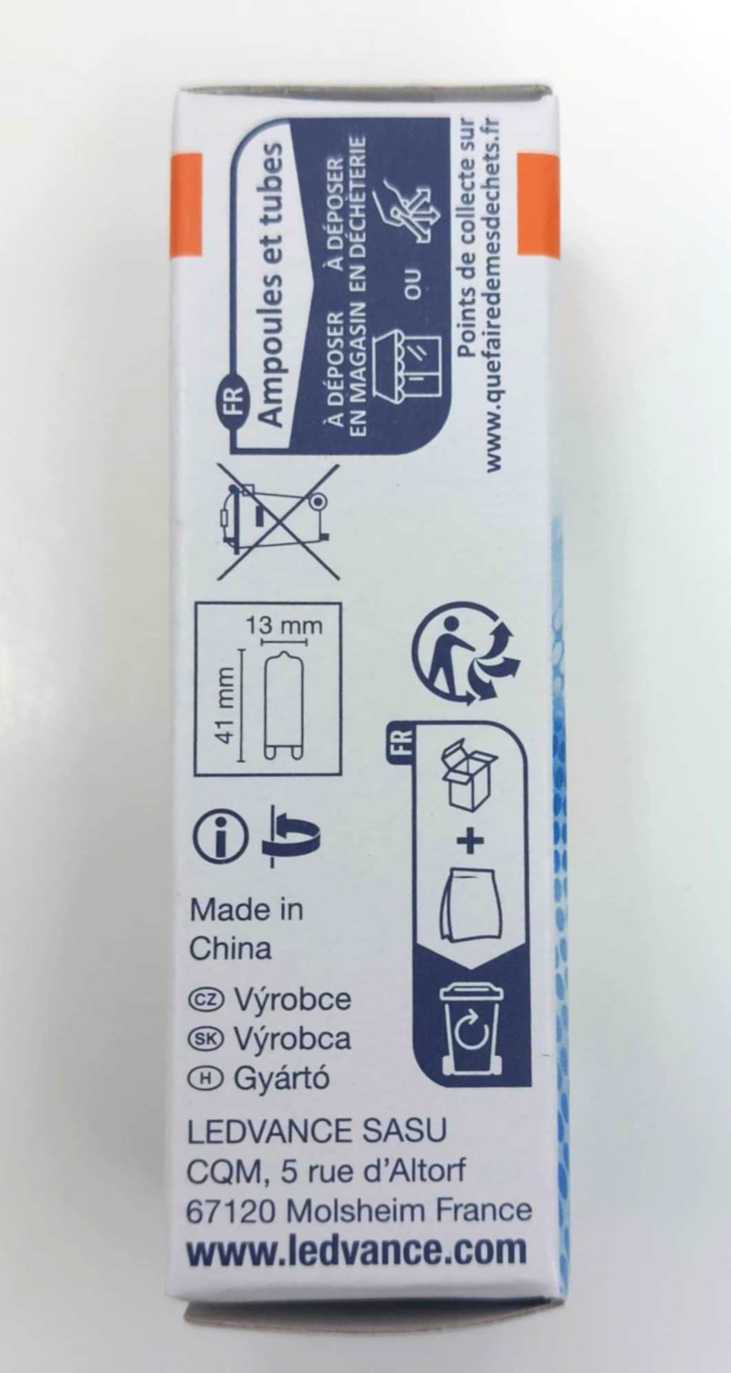 Halogén izzó G9 25w (sütőbe, mikróba, páraelszívóba) 300°C - Image 4