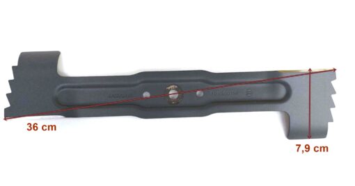 Bosch fűnyíró vágópenge 36 cm