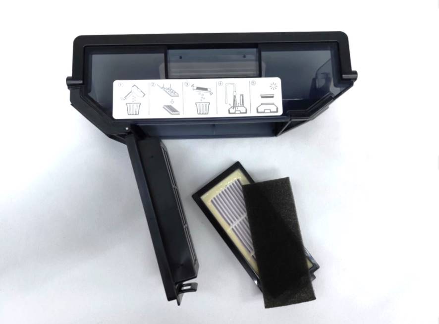 Robotporszívóhoz portartály (mozgó egységben)