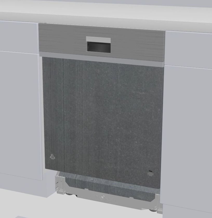 Előlap felszerelési sablon és Beépítési útmutató (Beépíthető Bosch /NEFF/Siemens 45 cm mosogatógépekhez) - Image 2