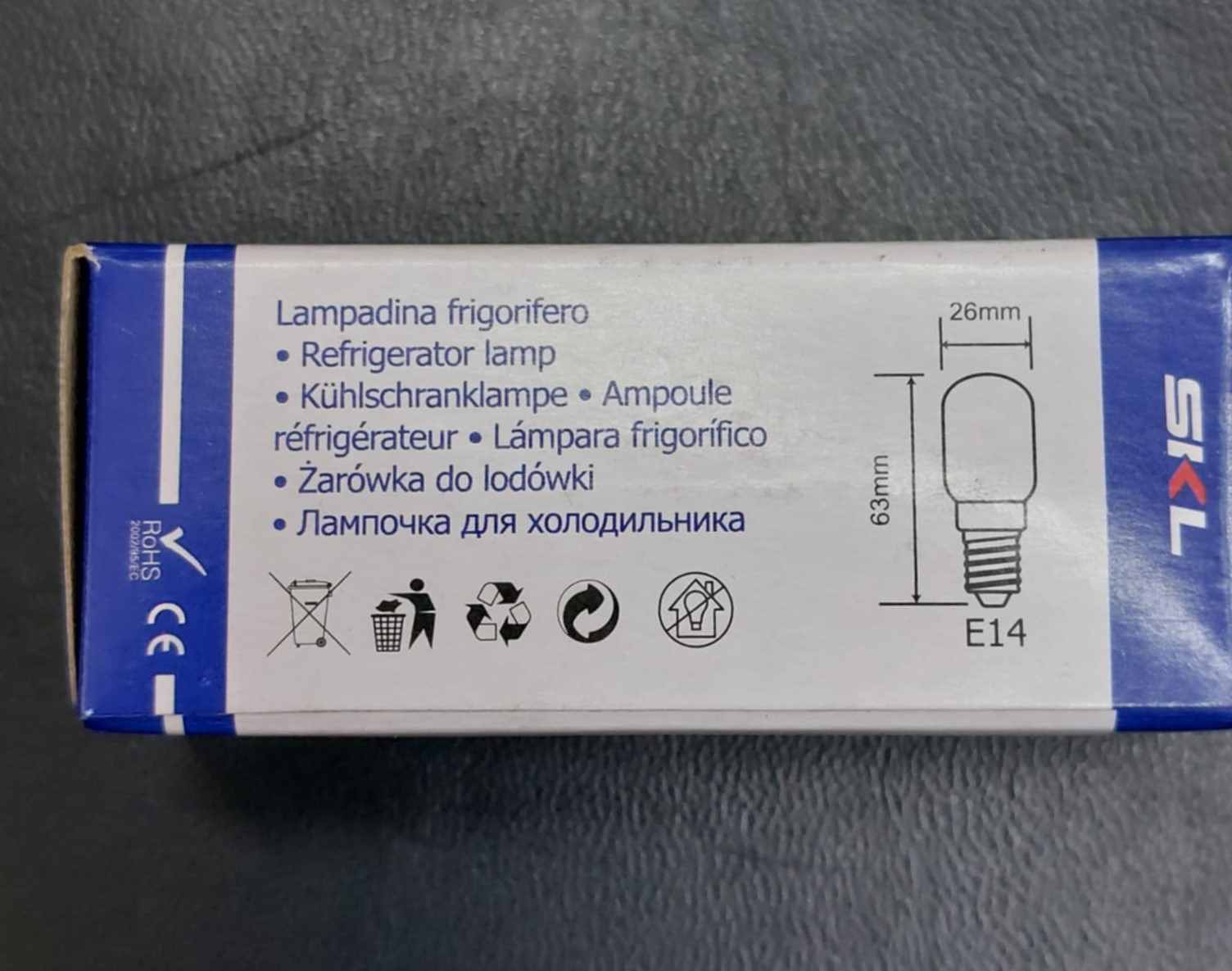 Hűtő / fagyasztó LED izzó E14 2W - Image 4